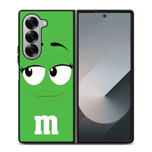 M&M GREEN Samsung Galaxy Z Fold 6 Case Cover