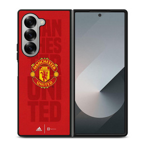 MANCHESTER UNITED FC ADIDAS LOGO Samsung Galaxy Z Fold 6 Case Cover