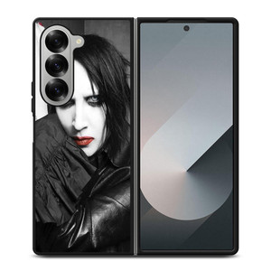 MARILYN MANSON GOTH FACE 2 Samsung Galaxy Z Fold 6 Case Cover