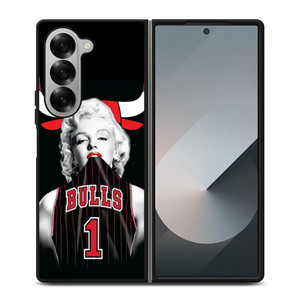 MARILYN MONROE CHICAGO BULLS NBA Samsung Galaxy Z Fold 6 Case Cover MARILYN MONROE CHICAGO BULLS NBA Samsung Galaxy Z Fold 6 Case Cover