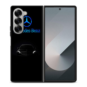 MERCEDES BENZ BLACK CAR  Samsung Galaxy Z Fold 6 Case Cover