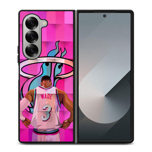 MIAMI HEAT DWYANE WADE NBA Samsung Galaxy Z Fold 6 Case Cover MIAMI HEAT DWYANE WADE NBA Samsung Galaxy Z Fold 6 Case Cover
