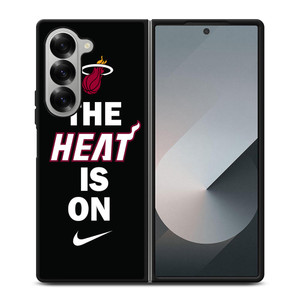 MIAMI HEAT IS ON NIKE Samsung Galaxy Z Fold 6 Case Cover MIAMI HEAT IS ON NIKE Samsung Galaxy Z Fold 6 Case Cover