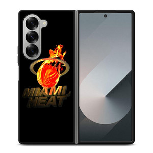 MIAMI HEAT LOGO ART Samsung Galaxy Z Fold 6 Case Cover MIAMI HEAT LOGO ART Samsung Galaxy Z Fold 6 Case Cover
