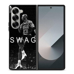 MICHAEL JORDAN SWAG Samsung Galaxy Z Fold 6 Case Cover MICHAEL JORDAN SWAG Samsung Galaxy Z Fold 6 Case Cover