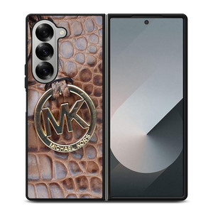 MICHAEL KORS BROWN LEATHER Samsung Galaxy Z Fold 6 Case Cover MICHAEL KORS BROWN LEATHER Samsung Galaxy Z Fold 6 Case Cover