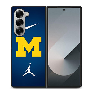 MICHIGAN WOLVERINES NIKE JORDAN Samsung Galaxy Z Fold 6 Case Cover MICHIGAN WOLVERINES NIKE JORDAN Samsung Galaxy Z Fold 6 Case Cover