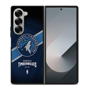MINNESOTA TIMBERWOLVES NBA TEAM Samsung Galaxy Z Fold 6 Case Cover