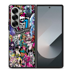 MONSTER HIGH COLLAGE Samsung Galaxy Z Fold 6 Case Cover MONSTER HIGH COLLAGE Samsung Galaxy Z Fold 6 Case Cover