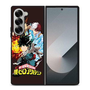 MY HERO ACADEMIA DEKU TODOROKI AND BAKUGOU Samsung Galaxy Z Fold 6 Case Cover MY HERO ACADEMIA DEKU TODOROKI AND BAKUGOU Samsung Galaxy Z Fold 6 Case Cover