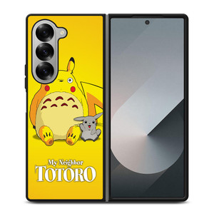 MY NEIGHBOR TOTORO X PIKACHU POKEMON Samsung Galaxy Z Fold 6 Case Cover MY NEIGHBOR TOTORO X PIKACHU POKEMON Samsung Galaxy Z Fold 6 Case Cover