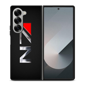 N7 MASS EFFECT CARBON LOGO Samsung Galaxy Z Fold 6 Case Cover
