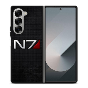 N7 MASS EFFECT PLATE EMBLEM Samsung Galaxy Z Fold 6 Case Cover N7 MASS EFFECT PLATE EMBLEM Samsung Galaxy Z Fold 6 Case Cover