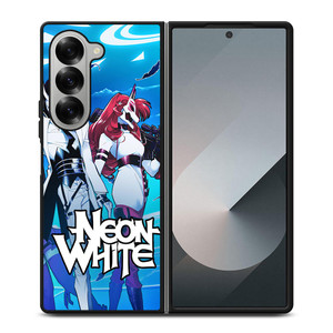 NEON WHITE GAMES Samsung Galaxy Z Fold 6 Case Cover NEON WHITE GAMES Samsung Galaxy Z Fold 6 Case Cover
