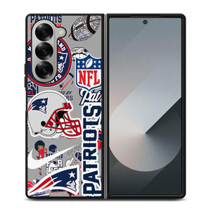 NEW ENGLAND PATRIOTS NFL STICKER BOMB Samsung Galaxy Z Fold 6 Case Cover NEW ENGLAND PATRIOTS NFL STICKER BOMB Samsung Galaxy Z Fold 6 Case Cover