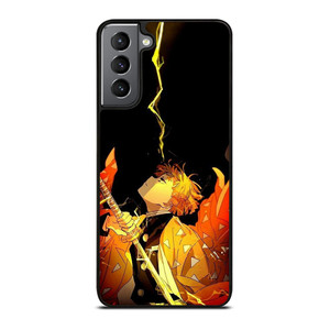 ANIME DEMON HUNTERKIMETSU NO YAIBA SHUIGETSU YELLOW THUNDER Samsung Galaxy S21 Plus Case ANIME DEMON HUNTERKIMETSU NO YAIBA SHUIGETSU YELLOW THUNDER Samsung Galaxy S21 Plus Case