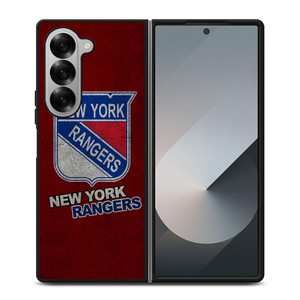 NEW YORK RANGERS SUEDE TEXTURE Samsung Galaxy Z Fold 6 Case Cover