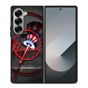 NEW YORK YANKEES MLB LOGO Samsung Galaxy Z Fold 6 Case Cover