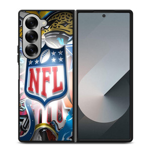 NFL NATIONAL FOOTBALL LEAGUE ALL TEAM LOGO Samsung Galaxy Z Fold 6 Case Cover