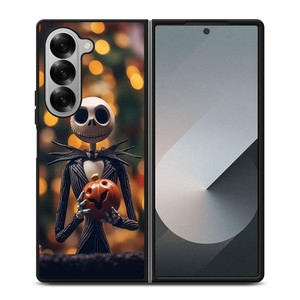 NIGHTMARE BEFORE CHRISTMAS JACK AND SALLY PORTRAIT Samsung Galaxy Z Fold 6 Case Cover NIGHTMARE BEFORE CHRISTMAS JACK AND SALLY PORTRAIT Samsung Galaxy Z Fold 6 Case Cover