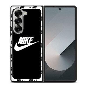 NIKE SWOOSH ROUND BLACK Samsung Galaxy Z Fold 6 Case Cover NIKE SWOOSH ROUND BLACK Samsung Galaxy Z Fold 6 Case Cover