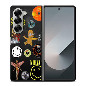 NIRVANA BAND COLLAGE Samsung Galaxy Z Fold 6 Case Cover