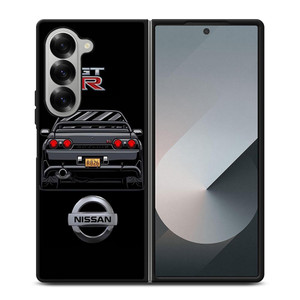 NISSAN GTR R35 ILLUSTRATION Samsung Galaxy Z Fold 6 Case Cover