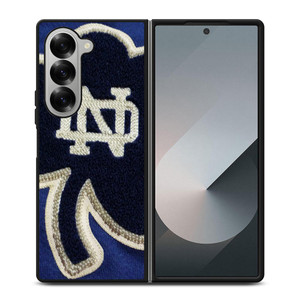 NOTRE DAME BLUE SHAMROCK LOGO Samsung Galaxy Z Fold 6 Case Cover NOTRE DAME BLUE SHAMROCK LOGO Samsung Galaxy Z Fold 6 Case Cover