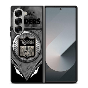 OAKLAND RAIDERS ICON Samsung Galaxy Z Fold 6 Case Cover OAKLAND RAIDERS ICON Samsung Galaxy Z Fold 6 Case Cover