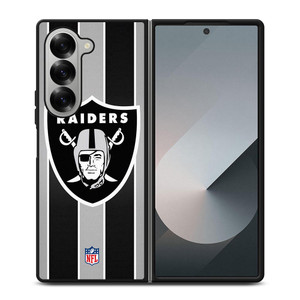 OAKLAND RAIDERS STRIPE LOGO Samsung Galaxy Z Fold 6 Case Cover