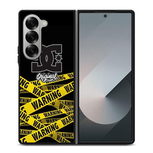 OFF WHITE WARNING DC Samsung Galaxy Z Fold 6 Case Cover OFF WHITE WARNING DC Samsung Galaxy Z Fold 6 Case Cover