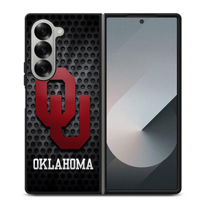 OKLAHOMA SOONERS LOGO Samsung Galaxy Z Fold 6 Case Cover