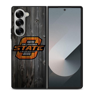 OKLAHOMA STATE UNIVERSITY WOODEN LOGO Samsung Galaxy Z Fold 6 Case Cover OKLAHOMA STATE UNIVERSITY WOODEN LOGO Samsung Galaxy Z Fold 6 Case Cover