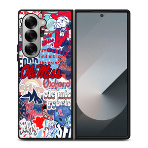 OLE MISS BASEBALL COLLAGE Samsung Galaxy Z Fold 6 Case Cover