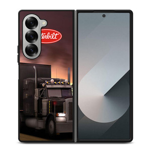 PETERBILT BLACK TRUCK Samsung Galaxy Z Fold 6 Case Cover