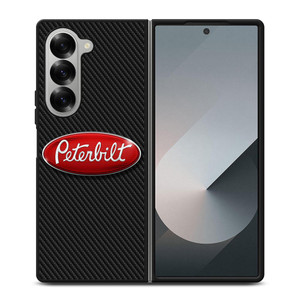 PETERBILT TRUCK LOGO CARBON Samsung Galaxy Z Fold 6 Case Cover PETERBILT TRUCK LOGO CARBON Samsung Galaxy Z Fold 6 Case Cover