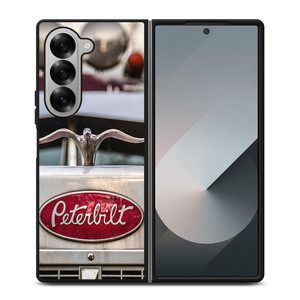 PETERBILT TRUCK METAL EMBLEM Samsung Galaxy Z Fold 6 Case Cover PETERBILT TRUCK METAL EMBLEM Samsung Galaxy Z Fold 6 Case Cover