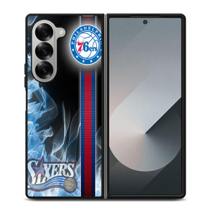 PHILADELPHIA 76ERS NBA FIRE Samsung Galaxy Z Fold 6 Case Cover PHILADELPHIA 76ERS NBA FIRE Samsung Galaxy Z Fold 6 Case Cover