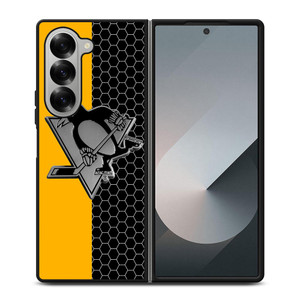 PITTSBURGH PENGUINS NHL TEAM Samsung Galaxy Z Fold 6 Case Cover