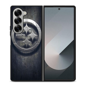 PITTSBURGH STEELERS METAL Samsung Galaxy Z Fold 6 Case Cover PITTSBURGH STEELERS METAL Samsung Galaxy Z Fold 6 Case Cover