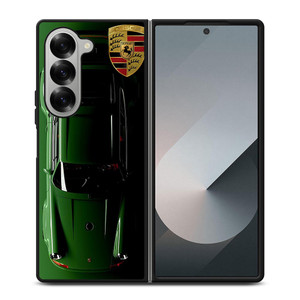 PORSCHE CAR GREEN Samsung Galaxy Z Fold 6 Case Cover