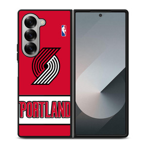 PORTLAND BLAZERS NIKE NBA Samsung Galaxy Z Fold 6 Case Cover PORTLAND BLAZERS NIKE NBA Samsung Galaxy Z Fold 6 Case Cover
