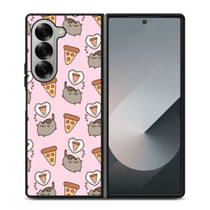 PUSHEEN THE CAT PIZZA Samsung Galaxy Z Fold 6 Case Cover PUSHEEN THE CAT PIZZA Samsung Galaxy Z Fold 6 Case Cover