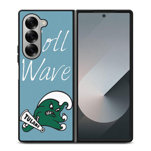 ROLL WAVE TULANE UNIVERSITY Samsung Galaxy Z Fold 6 Case Cover