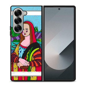 ROMERO BRITTO MONALISA Samsung Galaxy Z Fold 6 Case Cover ROMERO BRITTO MONALISA Samsung Galaxy Z Fold 6 Case Cover