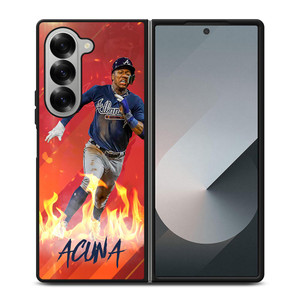 RONALD ACUNA JR ATLANTA BRAVES BASEBALL MLB Samsung Galaxy Z Fold 6 Case Cover RONALD ACUNA JR ATLANTA BRAVES BASEBALL MLB Samsung Galaxy Z Fold 6 Case Cover