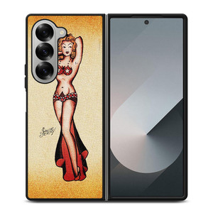 SAILOR JERRY BIKINI GIRL TATTOO Samsung Galaxy Z Fold 6 Case Cover SAILOR JERRY BIKINI GIRL TATTOO Samsung Galaxy Z Fold 6 Case Cover