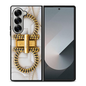 SALVATORE FERRAGAMO EMBLEM Samsung Galaxy Z Fold 6 Case Cover SALVATORE FERRAGAMO EMBLEM Samsung Galaxy Z Fold 6 Case Cover