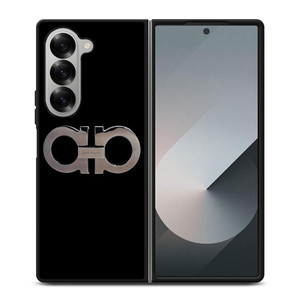 SALVATORE FERRAGAMO LOGO BLACK Samsung Galaxy Z Fold 6 Case Cover SALVATORE FERRAGAMO LOGO BLACK Samsung Galaxy Z Fold 6 Case Cover