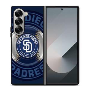 SAN DIEGO PADRES MLB LOGO Samsung Galaxy Z Fold 6 Case Cover SAN DIEGO PADRES MLB LOGO Samsung Galaxy Z Fold 6 Case Cover